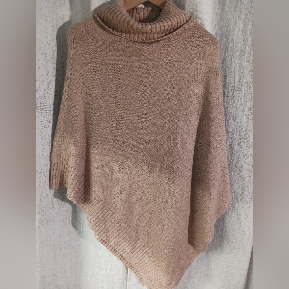 Talbots Brown Poncho Sweater